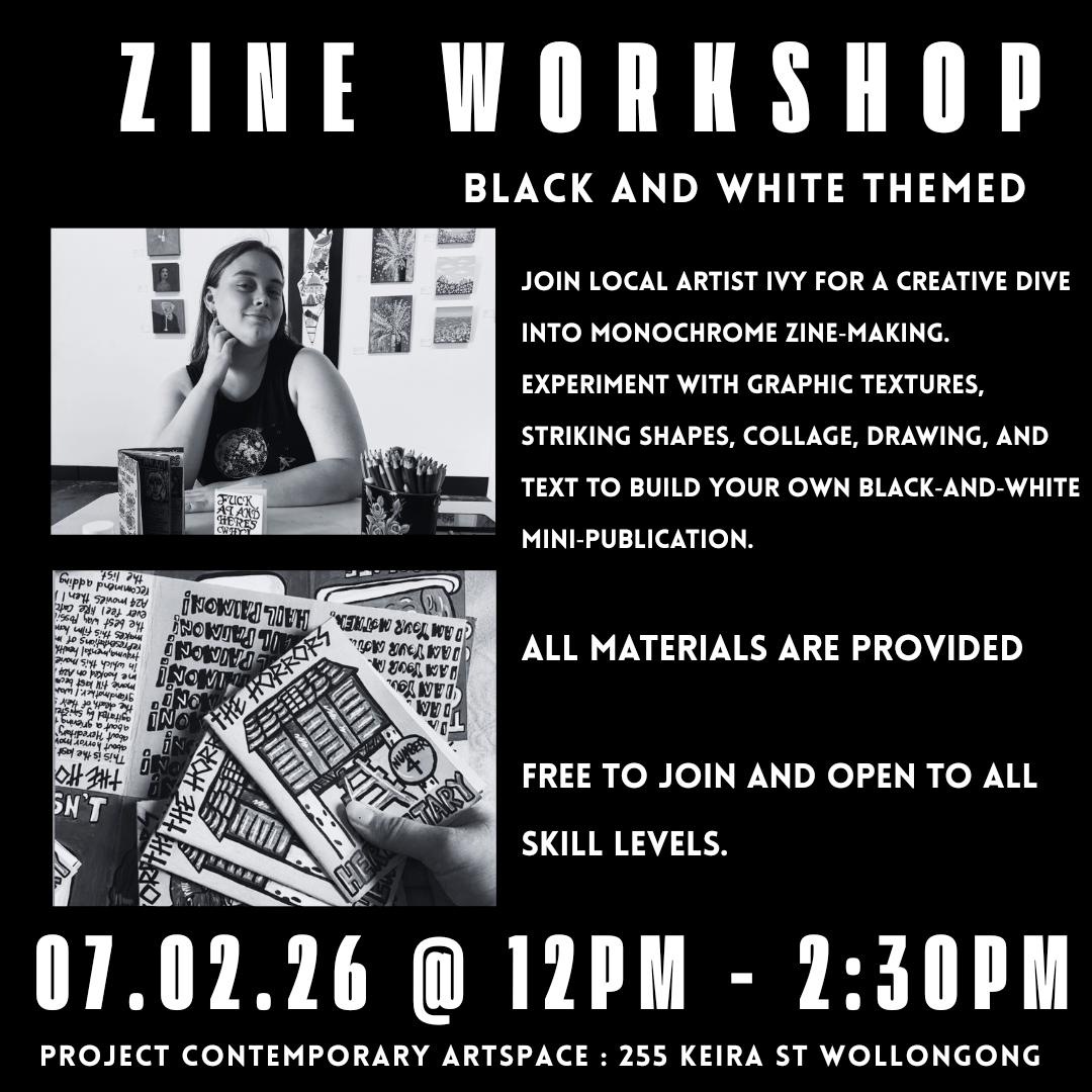 Black & White Zine Workshop with Ivy